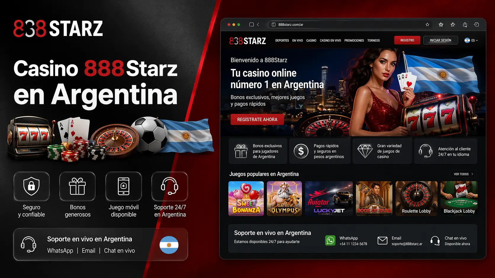 888Starz Casino Argentina 2026